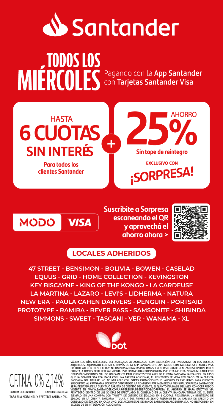 Promoción Santander en Dot